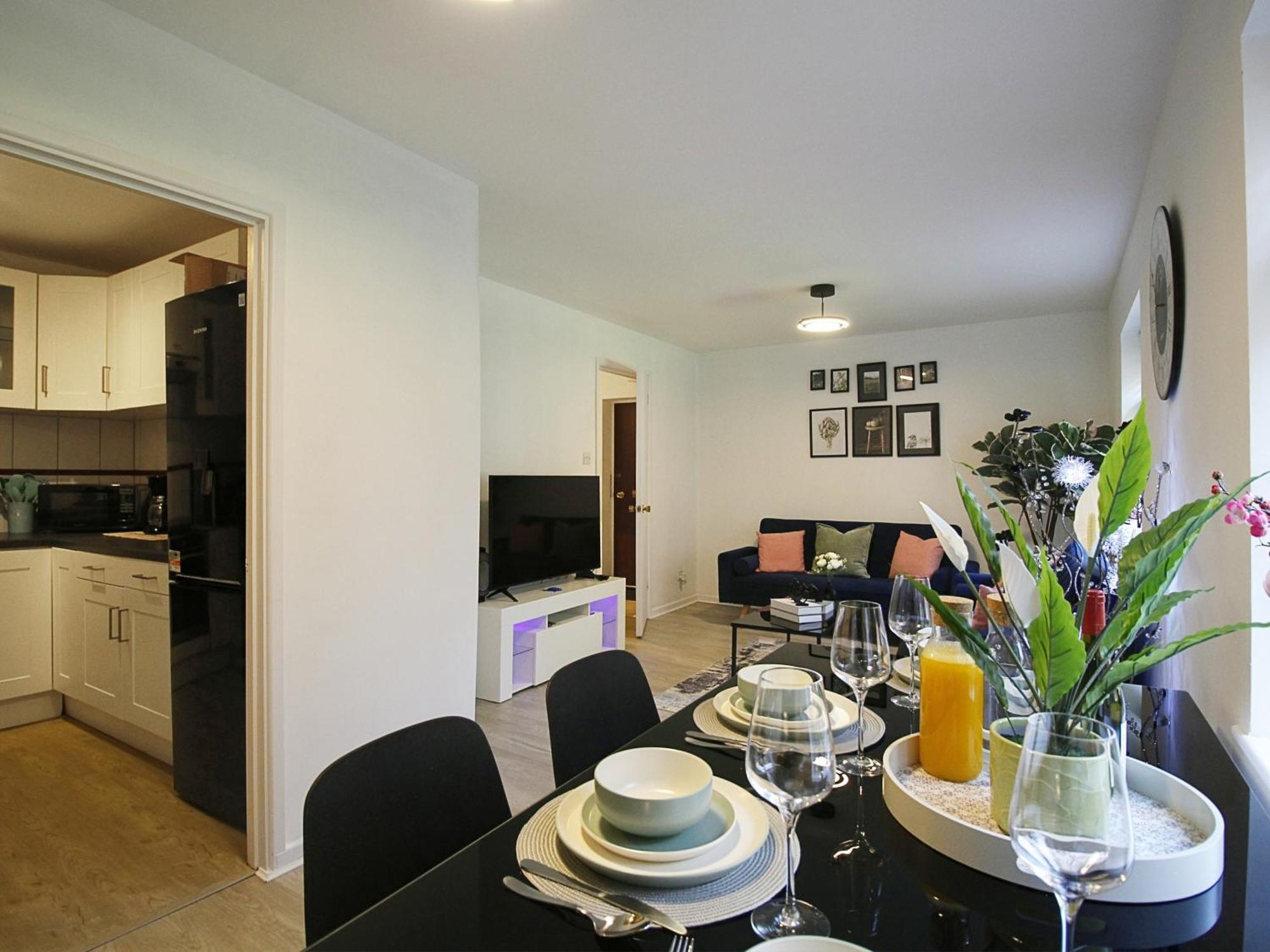 Apartamento 2Bdr Flat Rg1 - Free Open Parking Reading Exterior foto
